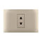 Flame Retardent PC American Power Socket , Household 15A 250V Two Hole Socket