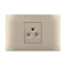 Fireproof 1 Gang Socket Silver Point Contact Max.Voltage 250V Durable And Safe
